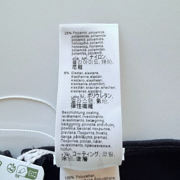 NWT Wolford Eco Vegan Faux Leather Sleeveless Thong Bodysuit in Black 36 (US 4) - Picture 11 of 16